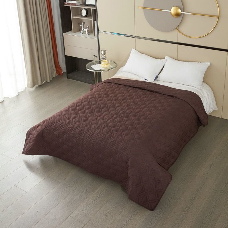 Double Line Diamond-Chocolate Color